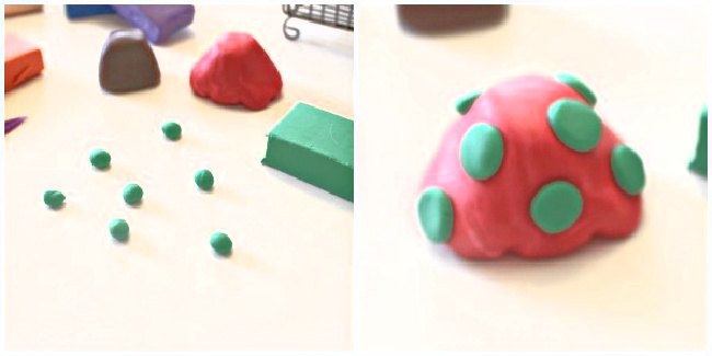 create a fairy garden with kids using polymer clay