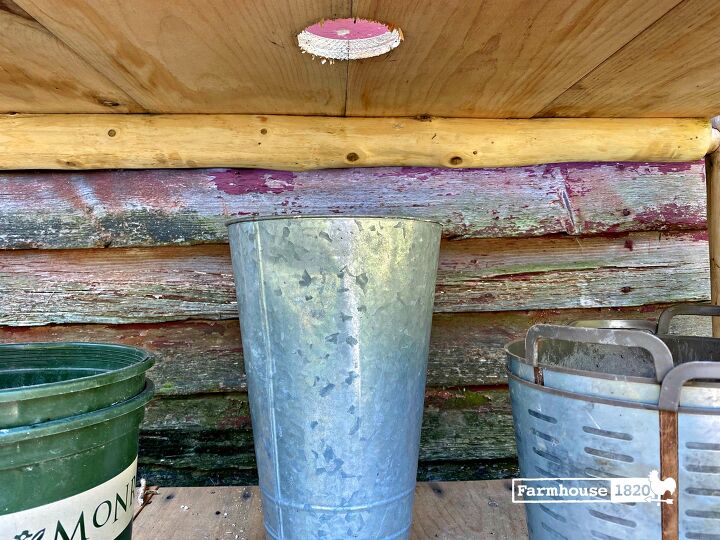 how to build a garden harvest cleaning station
