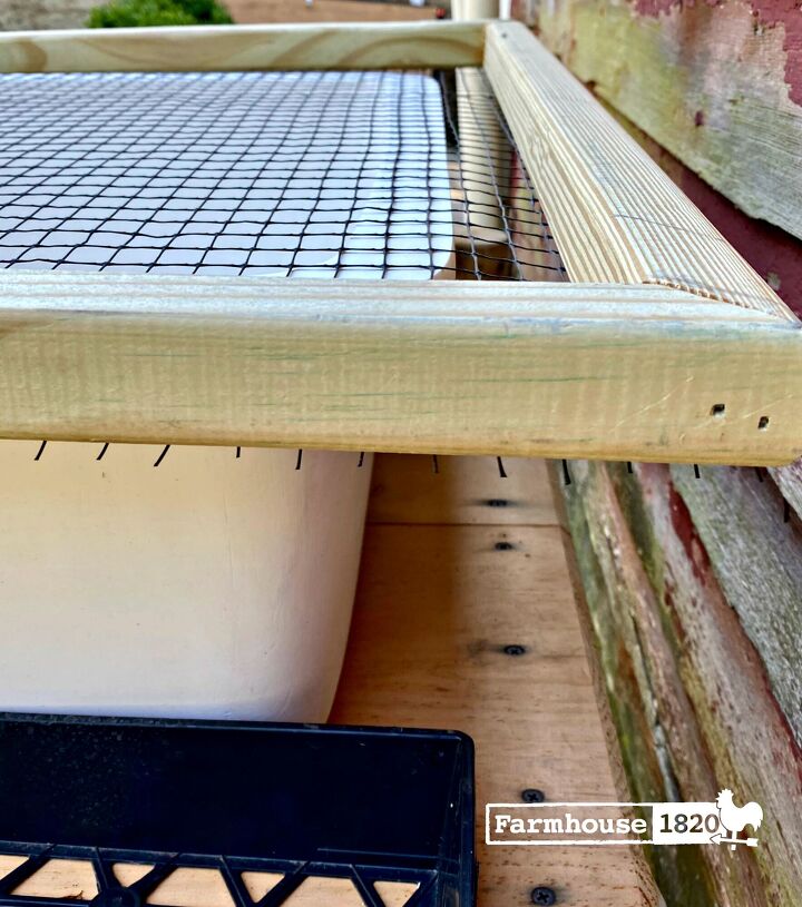 how to build a garden harvest cleaning station