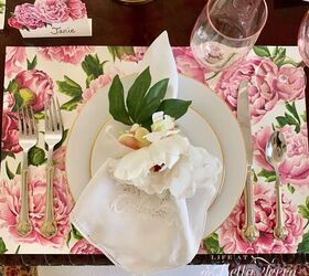 how to make decoupage easter eggs, Peony theme luncheon