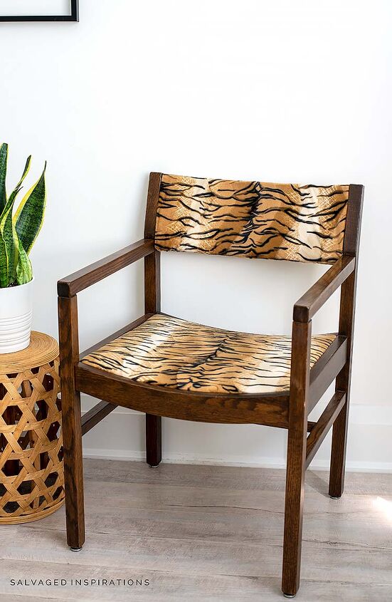tapizado de sillas sillas con estampado de animales
