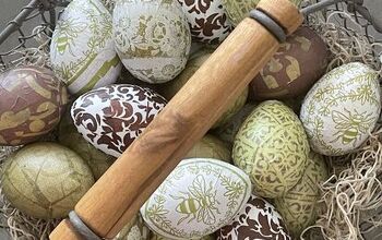 Hermoso huevo de Pascua de Decoupage DIY