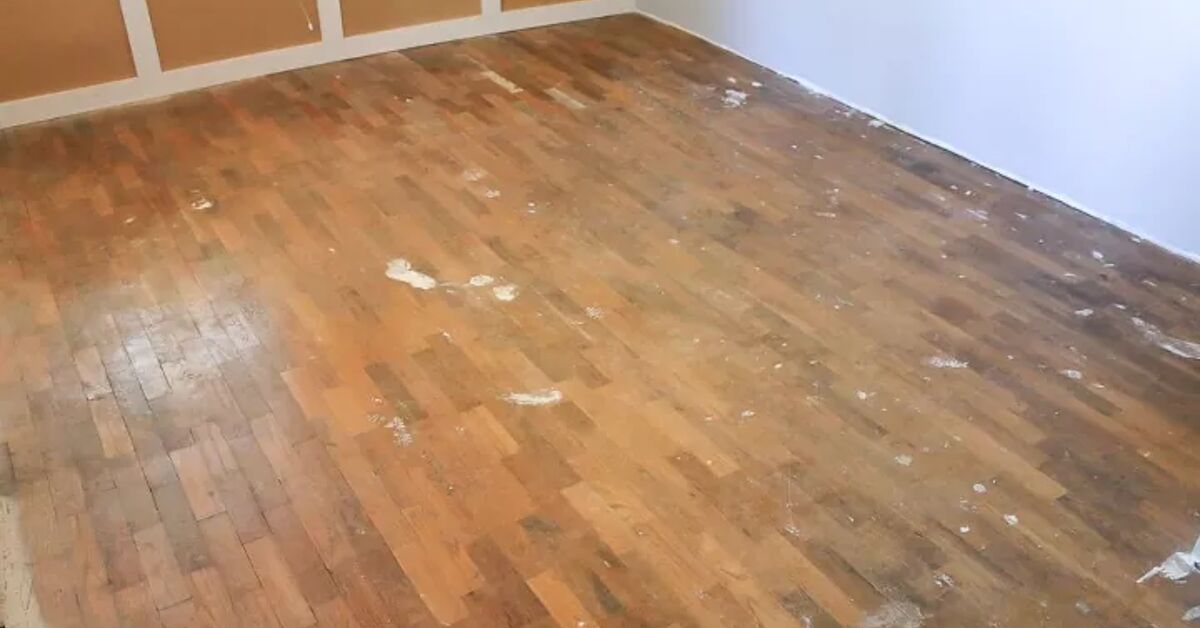 Paint Off Hardwood Floors Wet Or Dry, How Do You Clean Paint Off Hardwood Floors