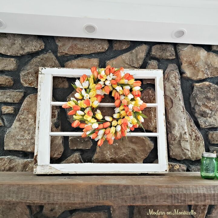 spring tulip wreath
