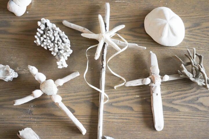 how to make a driftwood cross for easter