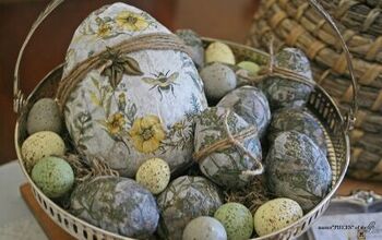 How to Decoupage Easter Eggs