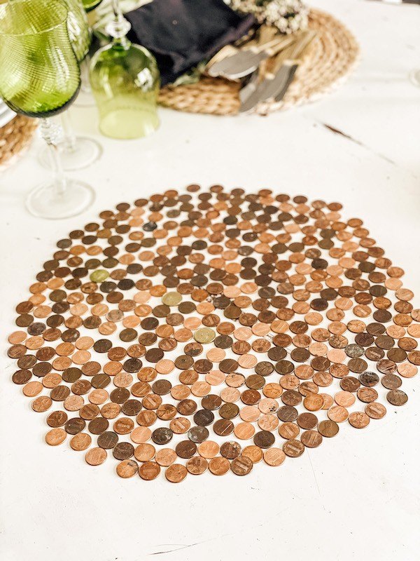 mesa del da de san patricio lucky penny