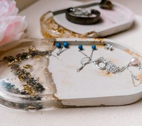 When Cement and Epoxy Collide. How to Make a Gorgeous DIY Trinket Tray