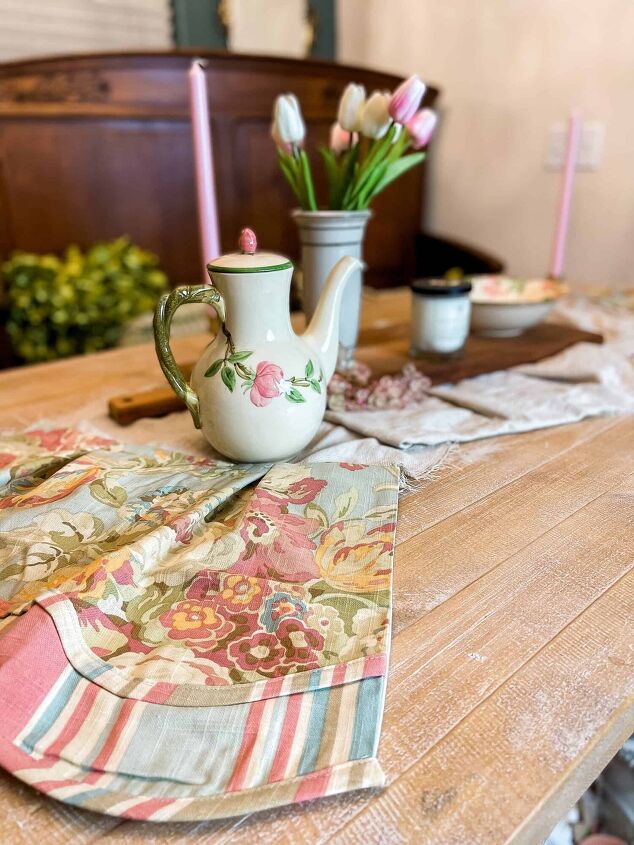 easy diy french country table runner