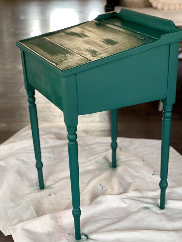 from drab to a beautiful wood desk furniture makeover before after