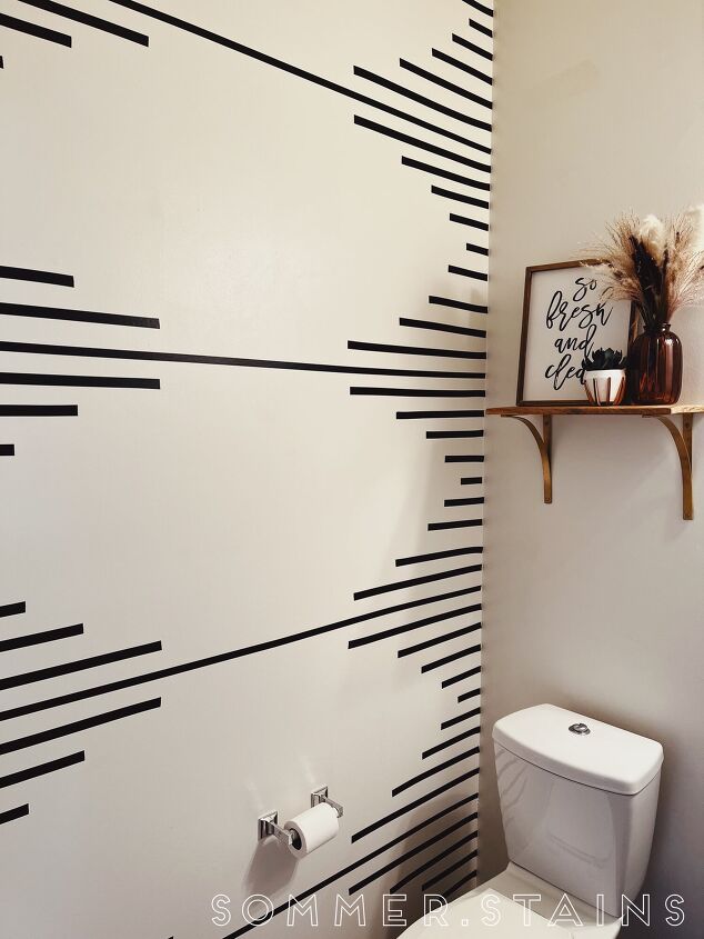 renter friendly accent wall