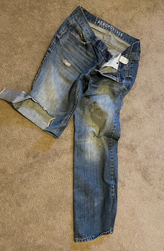 como transformar jeans em tapete