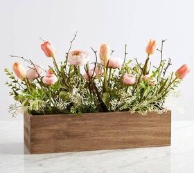 hermoso cambio de imagen del cuarto de bao con un presupuesto, Centro de mesa de Pascua con flores de imitaci n