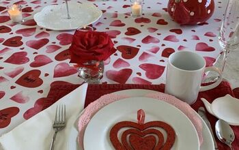  Uma decoração de mesa doce para o dia dos namorados