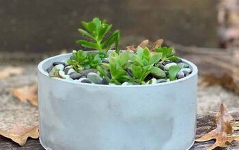 DIY Large Concrete Silicone Mold For A Planter