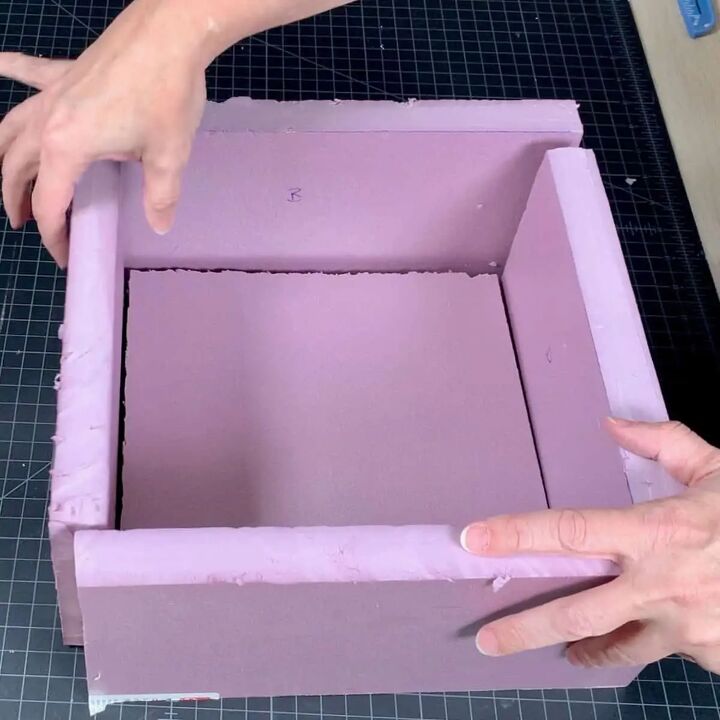 diy large concrete silicone mold for a planter