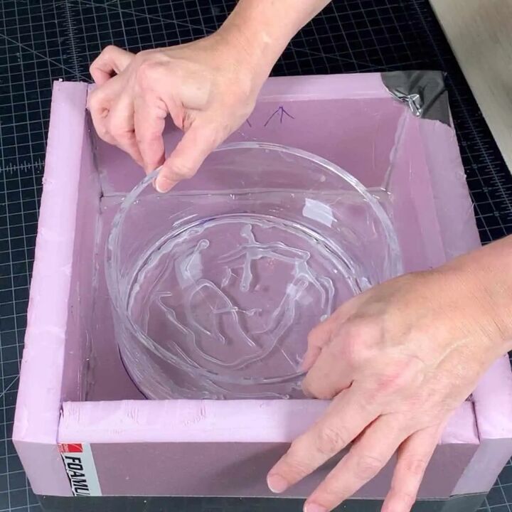 diy large concrete silicone mold for a planter