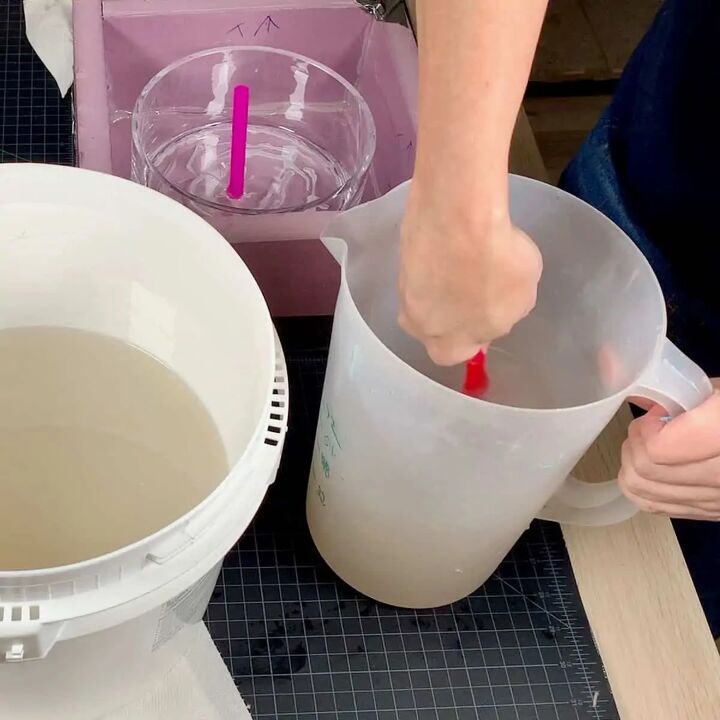 diy large concrete silicone mold for a planter