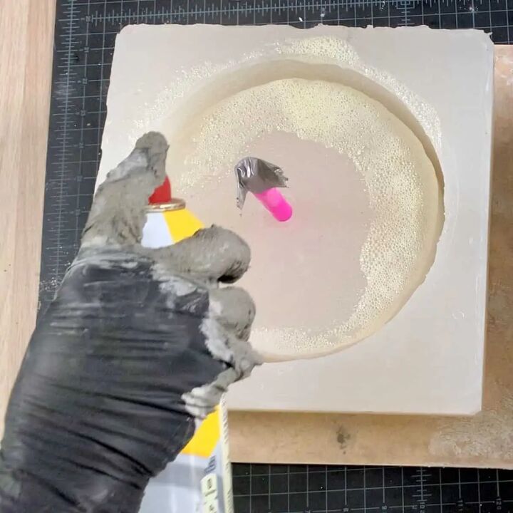 moldes de silicone para vasos de concreto