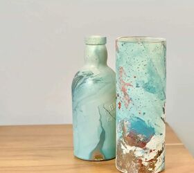 DIY hydro-dip vases