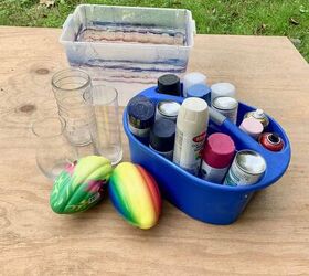how to hydro dip vases with spray paint easy diy