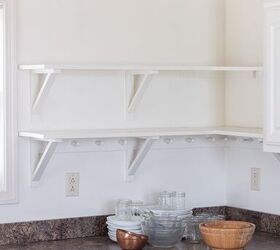 If you're intimidated by open kitchen shelves, here's the secret to keeping them organized & beautiful all the time