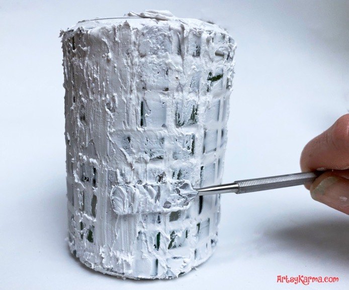 como fazer um vaso de mosaico diy de uma lata de sopa reciclada