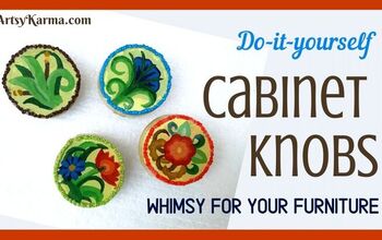 DIY Fun and Colorful Cabinet Knobs