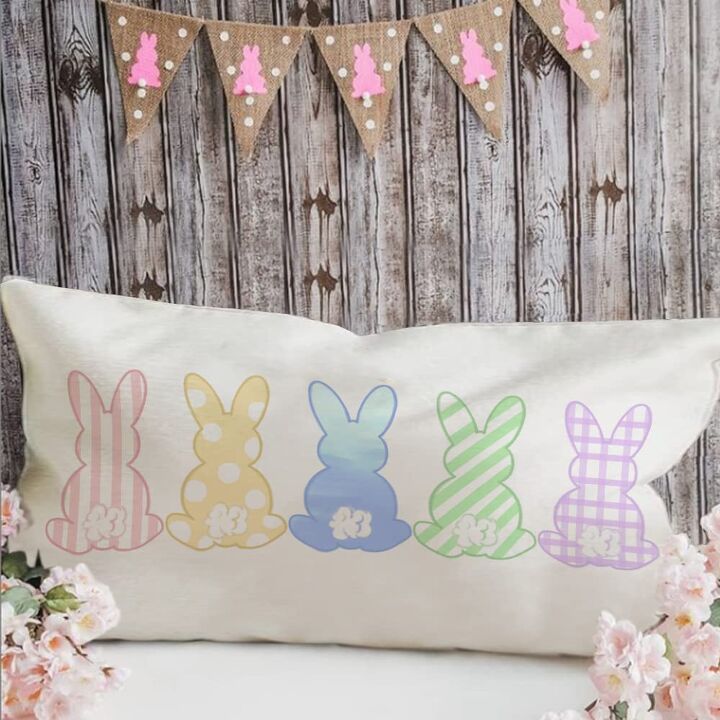 an easy diy bunny pillow, You can see this pillow HERE