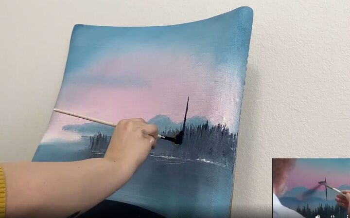bob ross painting tutorial