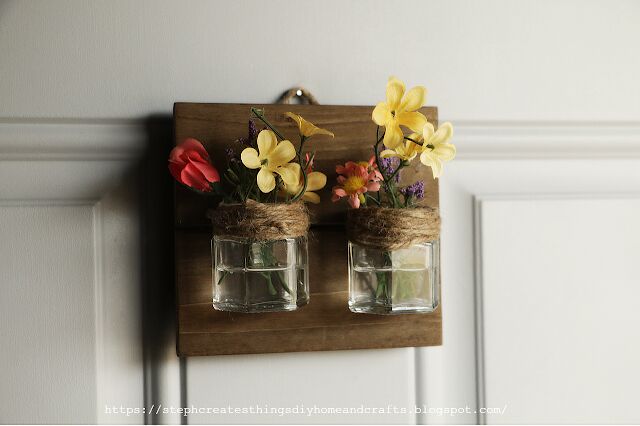 decoracin floral de primavera para colgar en la pared
