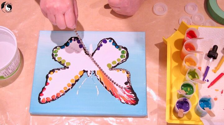 pinte borboletas com chalk paint
