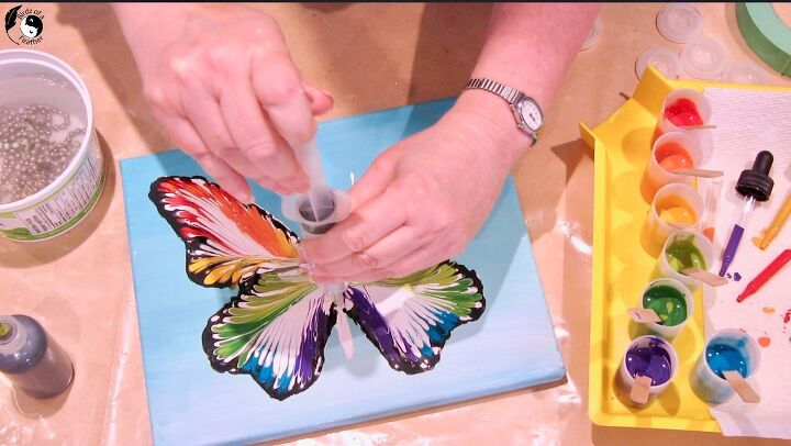 pinte borboletas com chalk paint