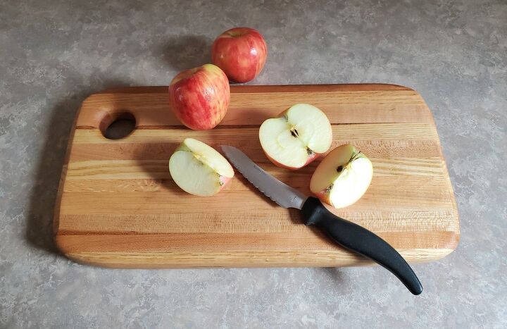 how to refinish an old cutting board without power tools