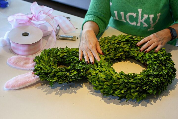 this easy diy easter wreath idea will look adorable on your front door