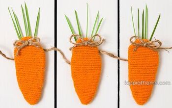 Zanahorias de hilo DIY