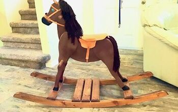 Handcrafted Childs Wooden Rocking Horse