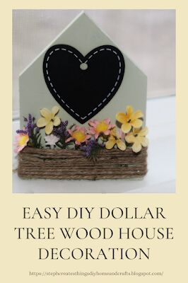 decoracin de la casa de madera de dollar tree fcil de hacer