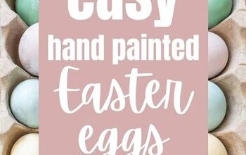 Huevos de madera fáciles de pintar a mano