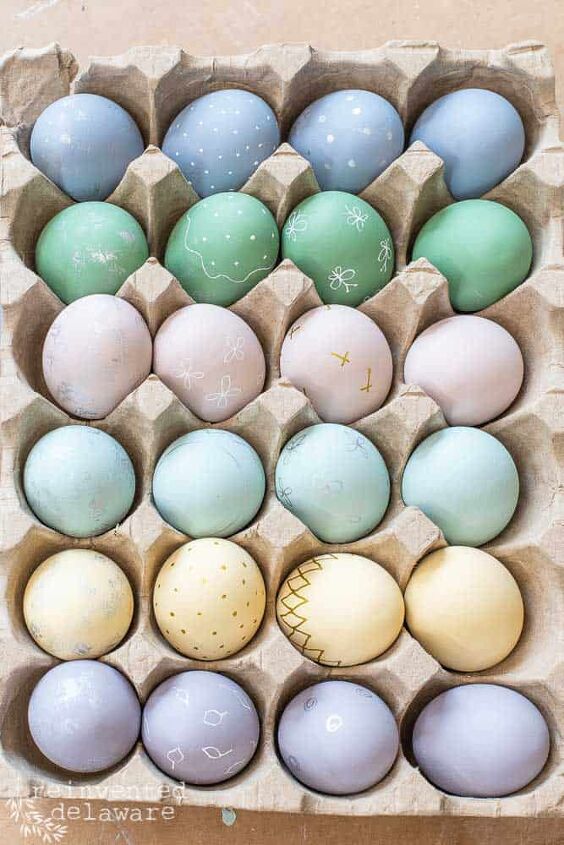 huevos de madera fciles de pintar a mano