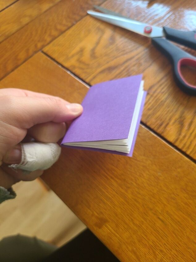 mini cuaderno casero