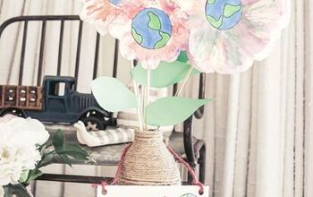  Comemorando o Dia da Terra: artesanato de vaso de flores DIY