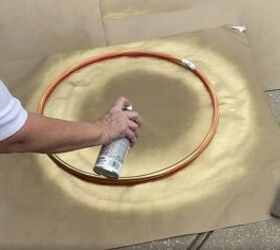 how to paint a brass chandelier * diy