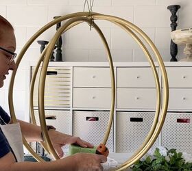 Create Magic Outdoors with a Stunning Hula Hoop Chandelier Hometalk