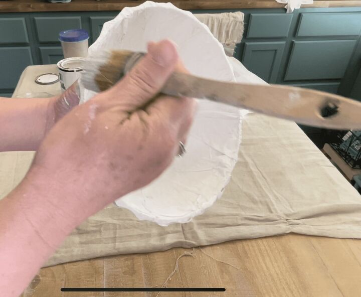 pea central de papel mach dupe de celeiro de cermica
