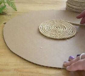 how to make rope wall art