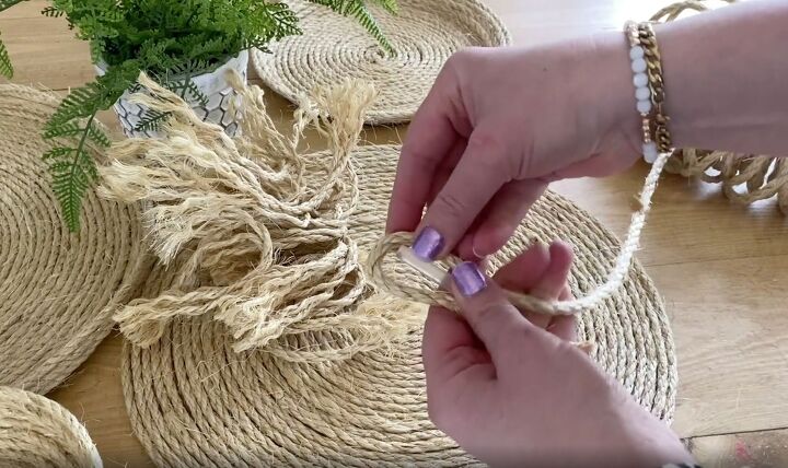 how to make rope wall art