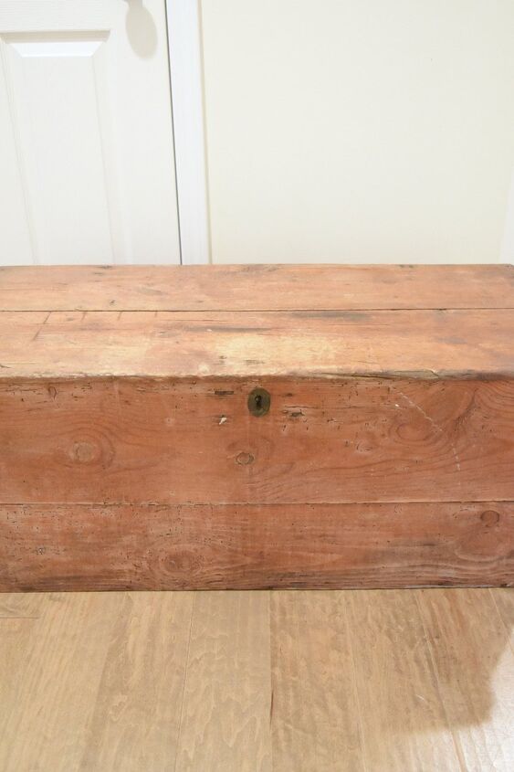 antique pine blanket chest