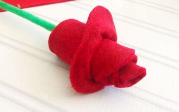  Como fazer rosas de feltro fáceis