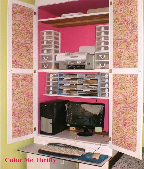 transformao de um armrio antigo em armrio de computador